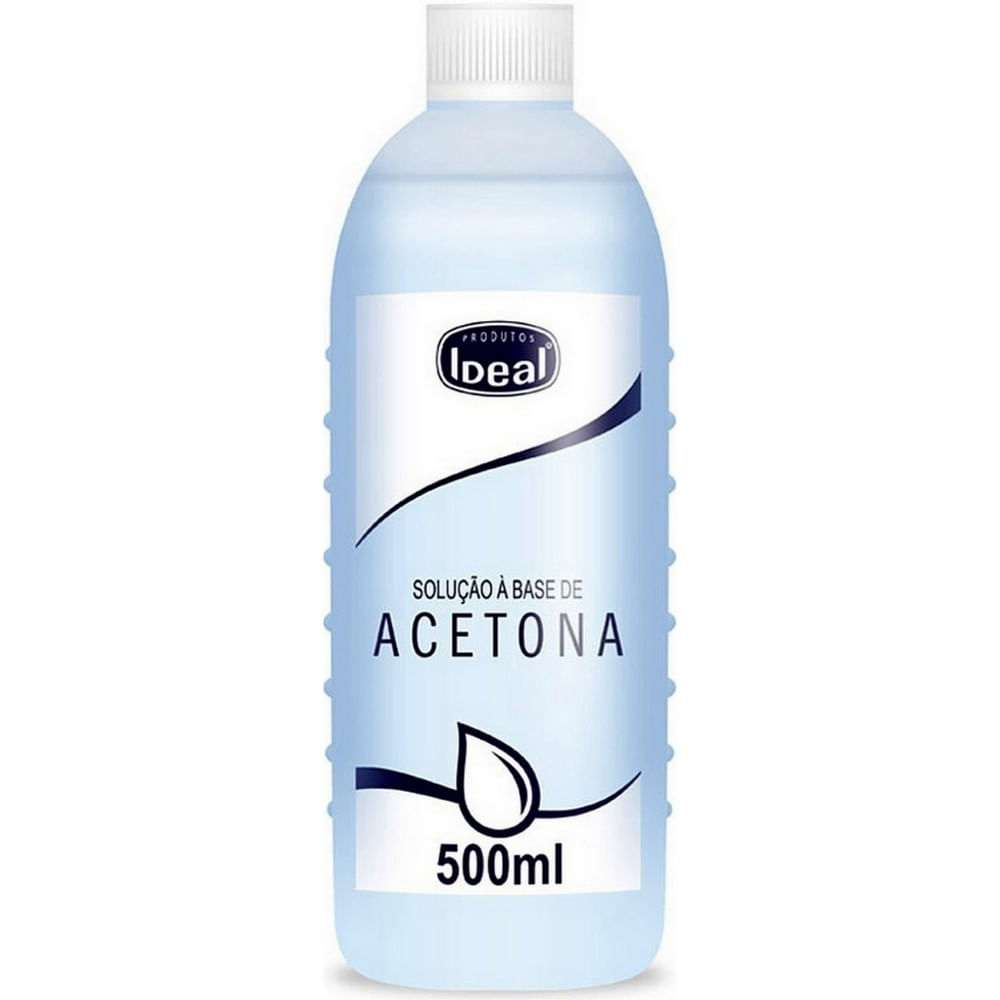 Removedor de Esmaltes Ideal Com Acetona + Silicone 500ml