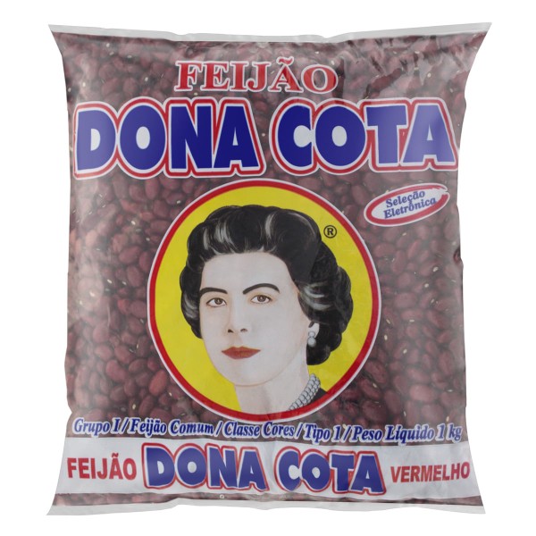 Encontraproduto.com.br - Feijão Vermelho Dona Cota Tipo 1 Pacote com 1kg