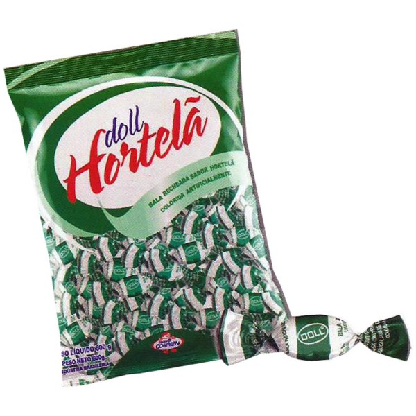 Encontraproduto.com.br - Bala Recheada Hortelã 600g - Confirma