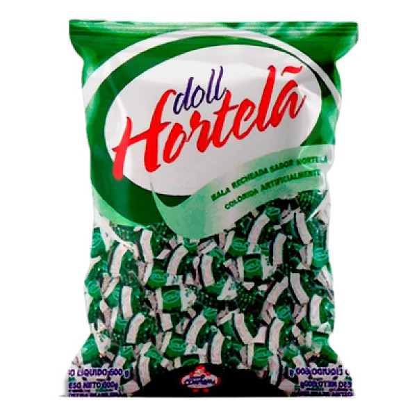 Encontraproduto.com.br - Bala Recheada Hortelã 600g - Confirma