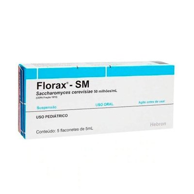 Encontraproduto.com.br - Florax Pediatrico Com 5 Flaconetes De 5ml