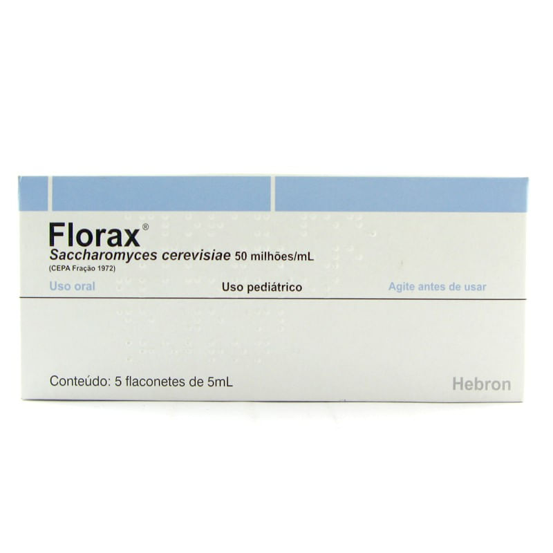 Encontraproduto.com.br - Florax Pediatrico Com 5 Flaconetes De 5ml