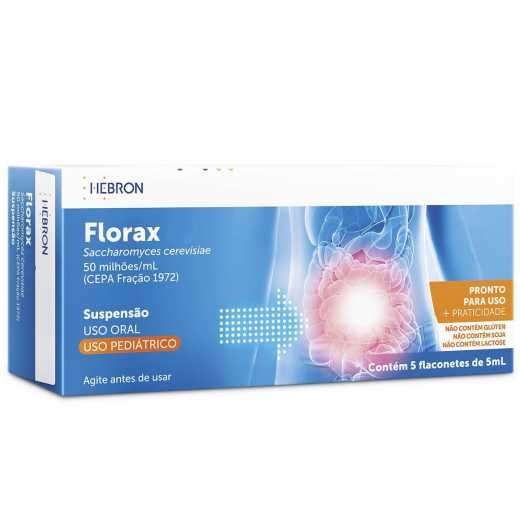 Encontraproduto.com.br - Florax Pediatrico Com 5 Flaconetes De 5ml
