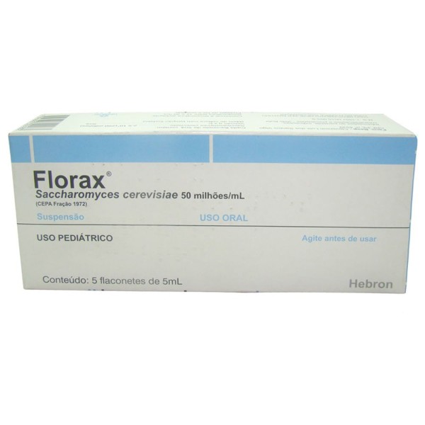Encontraproduto.com.br - Florax Pediatrico Com 5 Flaconetes De 5ml