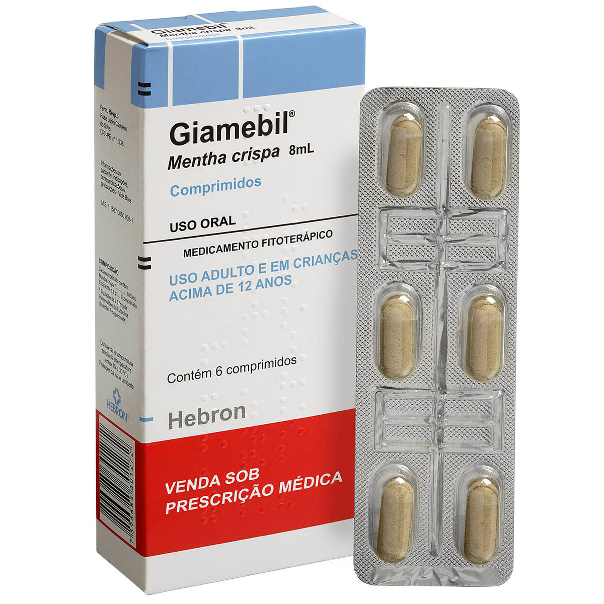 Encontraproduto.com.br - Giamebil Com 6 Comprimidos