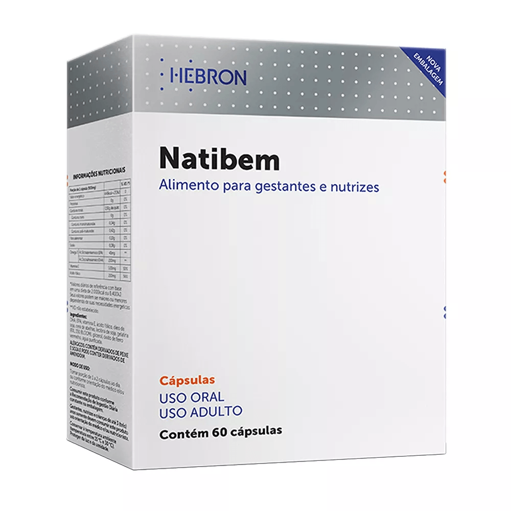 Suplemento Vitamínico Natibem Quesalon 60 Cápsulas