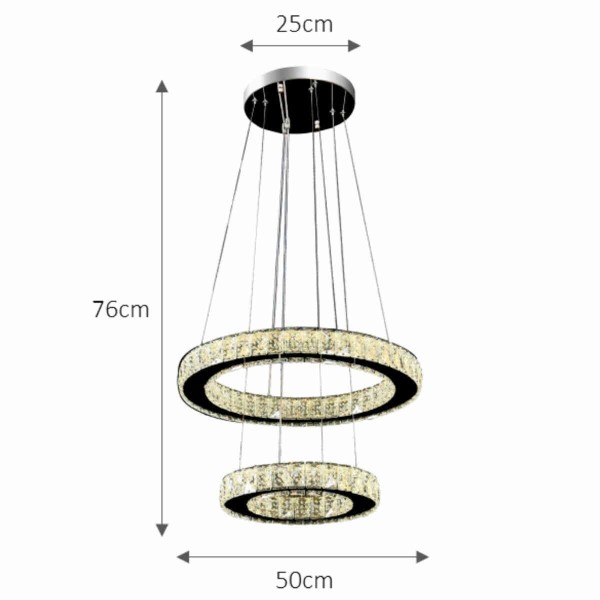 Encontraproduto.com.br - Lustre Nitrolux LTP-003 SMD 60W 3 em 1