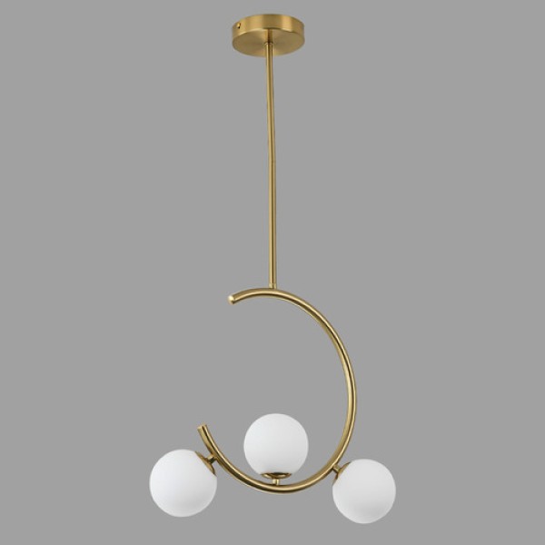 PENDENTE LP-200D G9X3 DOURADO NITROLUX