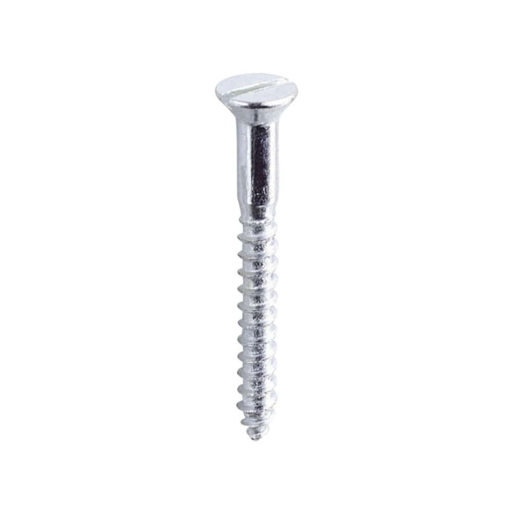 Parafuso Madeira Cabeça Chata 4.8x40mm Ct Bem Fixa