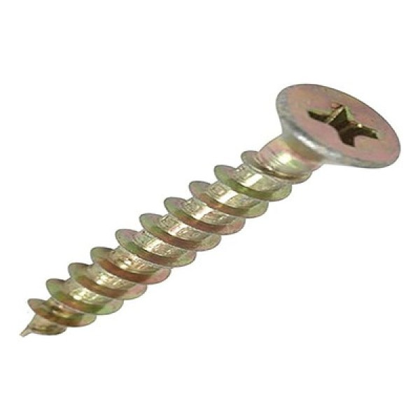 Parafuso para aglomerado e mdf cabeça chata phillips 3,5x25mm com 20 unidades - bemfixa