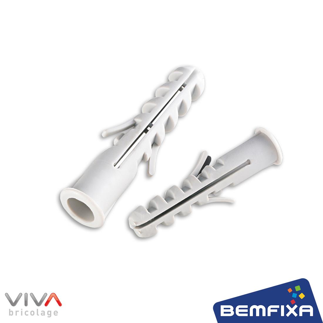 Bucha De Nylon 10 Mm 10 Unidades Bemfixa