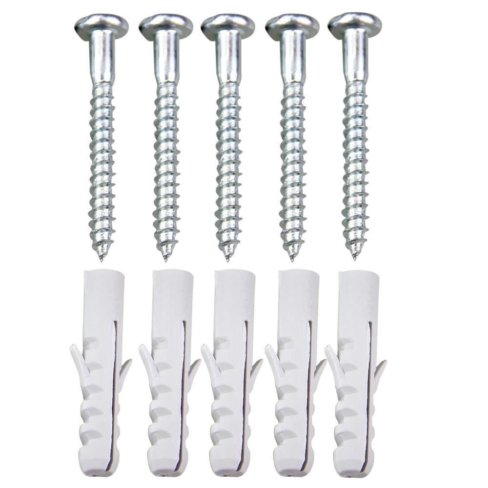 Encontraproduto.com.br - Parafuso phillips cabeça panela com bucha de nylon 3124 08mm 05 unidades Bemfixa