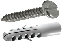 Encontraproduto.com.br - Parafuso Phillips Cabeça Panela Com Bucha Anel 8 Mm 5 Unidades Bemfixa