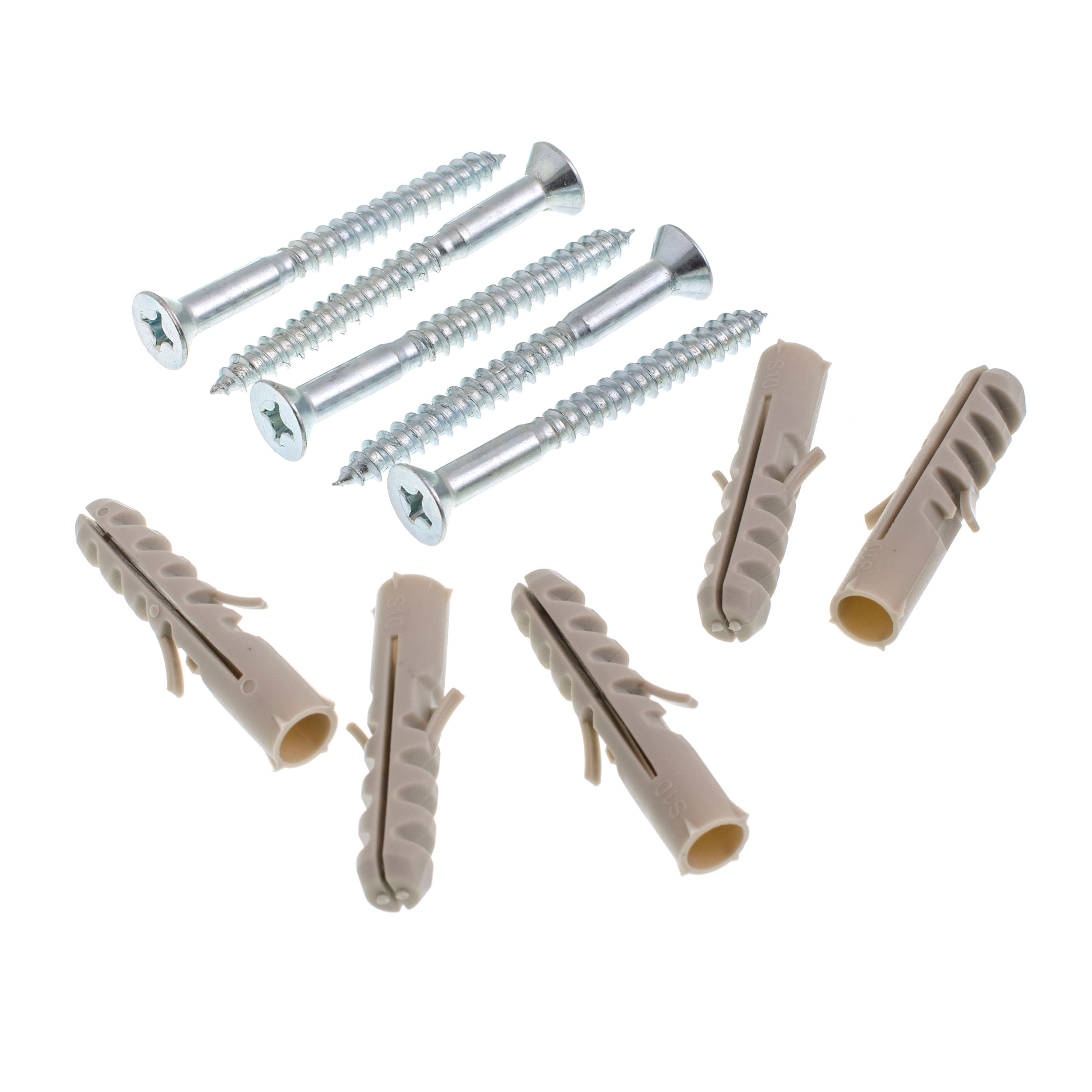Encontraproduto.com.br - Parafuso Phillips Cabeça Chata Com Bucha 10 Mm 5 Unidades Bemfixa