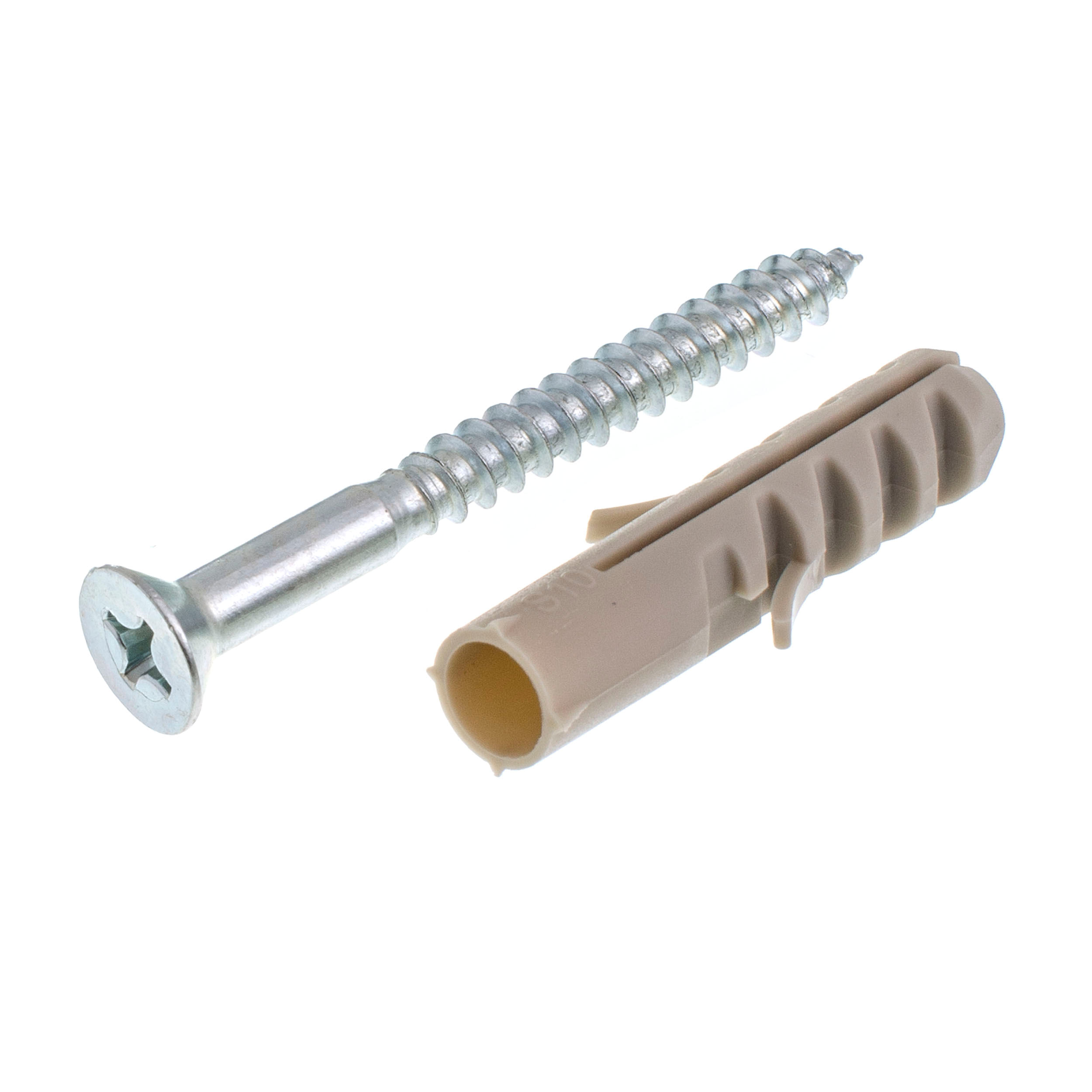 Encontraproduto.com.br - Parafuso Phillips Cabeça Chata Com Bucha 10 Mm 5 Unidades Bemfixa