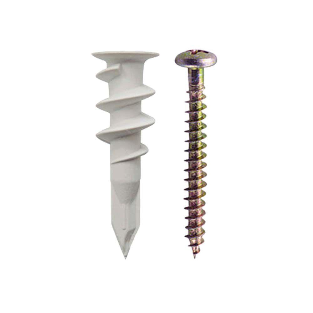 Encontraproduto.com.br - Bucha Rápida 38 Mm Para Driwall Com Parafuso 2 Unidades Bemfixa