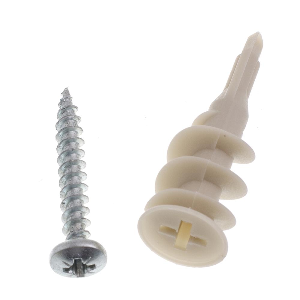 Encontraproduto.com.br - Bucha Rápida 38 Mm Para Driwall Com Parafuso 2 Unidades Bemfixa