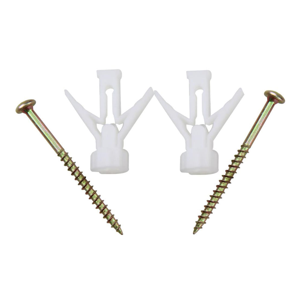 Encontraproduto.com.br - Parafuso 4,5x45 Mm com Bucha Frog 2 Unidades Bemfixa