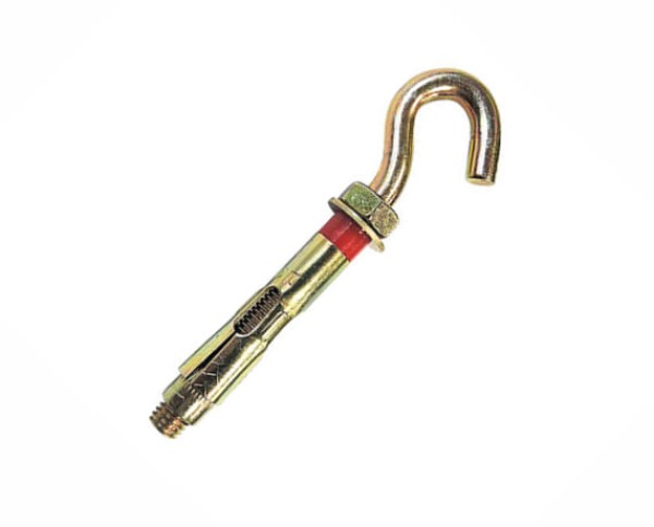 Encontraproduto.com.br - Chumbador Metálico com Gancho 8x60 Bemfixa
