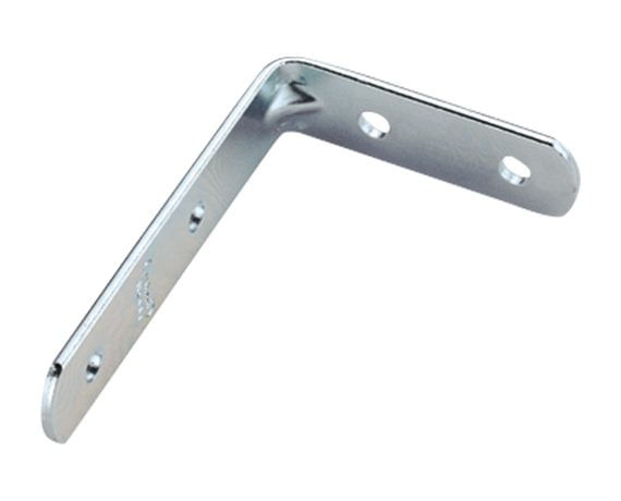 Cantoneira Zincada 50x75 Mm Abas Iguais 4 Unidades Bemfixa