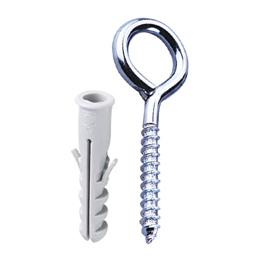 Encontraproduto.com.br - Pitão 4,4x67 Mm Com Bucha 8 Mm 4 Unidades Bemfixa