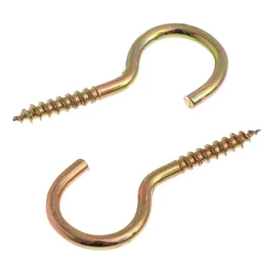 Gancho Rosca Madeira 16x30 Mm 5 Unidades Bemfixa