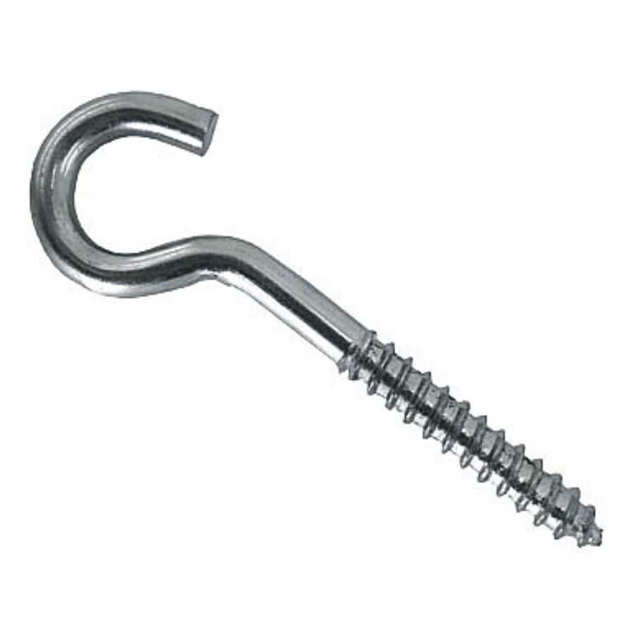 Encontraproduto.com.br - Gancho Zincado 3,3x53 Mm Com Bucha de 6 Mm 4 Unidades Bemfixa