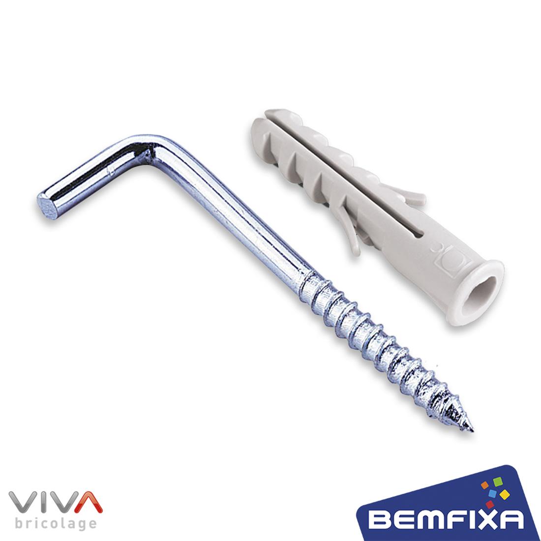 Escápula 3,3x42 Mm Com Bucha de 6 Mm 4 Unidades Bemfixa
