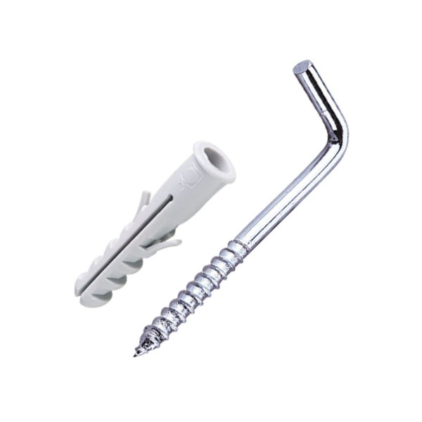 Encontraproduto.com.br - Escapula zincada com bucha de nylon 10mm 02 unidades Bemfixa