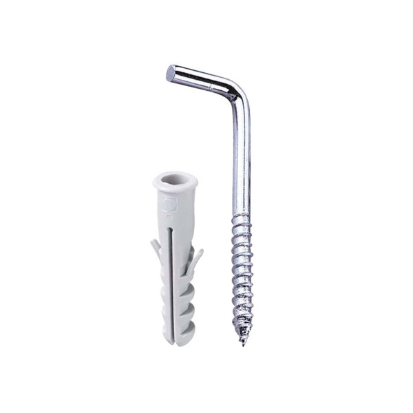 Encontraproduto.com.br - Escapula zincada com bucha de nylon 10mm 02 unidades Bemfixa