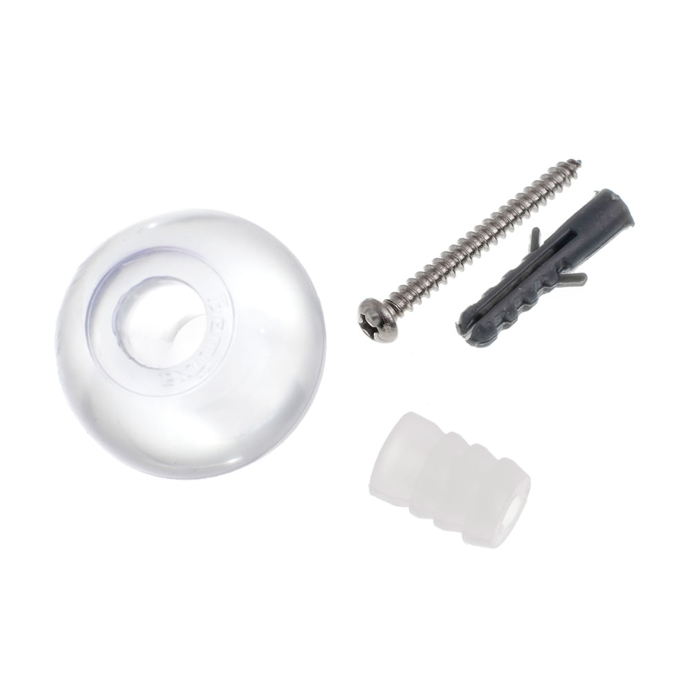 Encontraproduto.com.br - Batedor Para Porta Bola Transparente Bemfixa