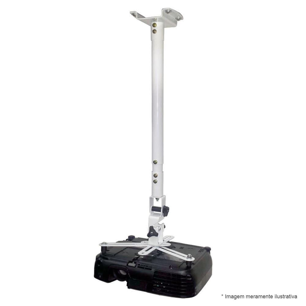 Encontraproduto.com.br - Suporte Projetor Teto Parede com Extensão SBRP756B Brasforma