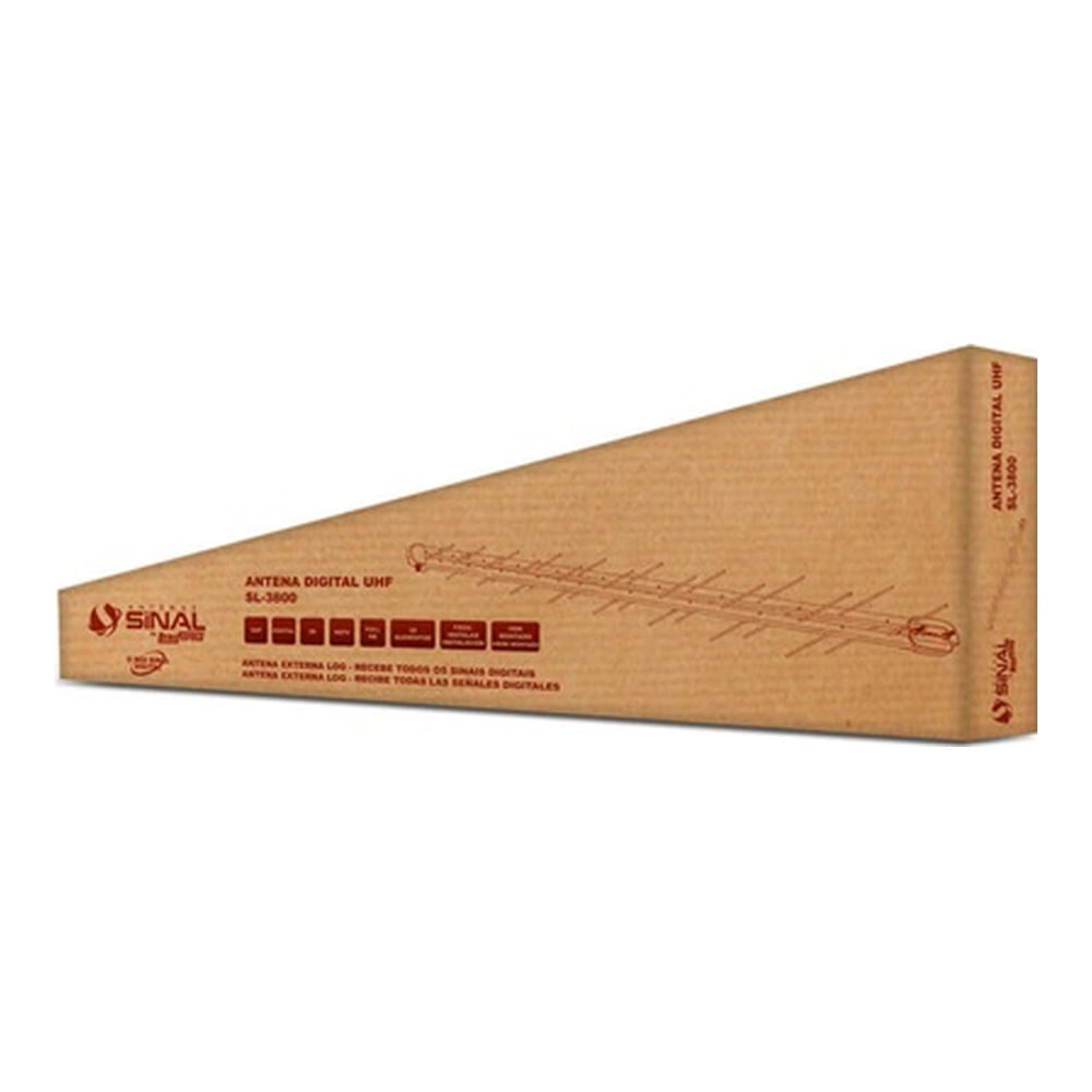 Encontraproduto.com.br - Antena Digital Externa Log 38 Elementos Uhf Hdt Brasforma