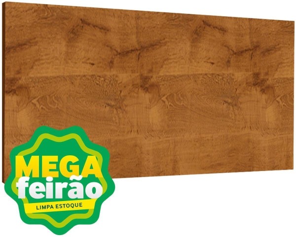 Prateleira Decorativa MDP Studio Brasforma PA UV Avelã 90x25x1,5cm