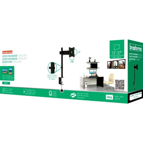 Encontraproduto.com.br - Suporte Articulável Para Monitor Com Morsa 13