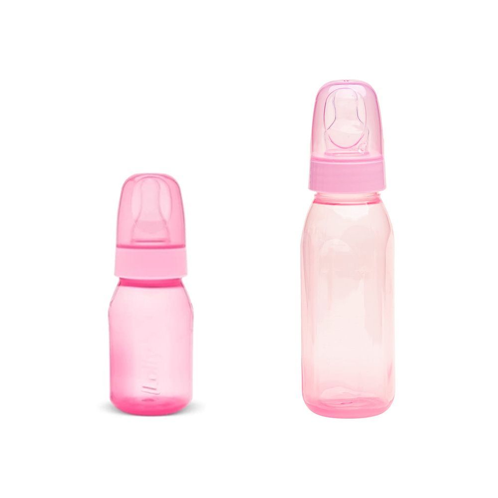 Encontraproduto.com.br - KIT MAMADEIRA LOLLY CLEAN ROSA REF ROSA REF 3770