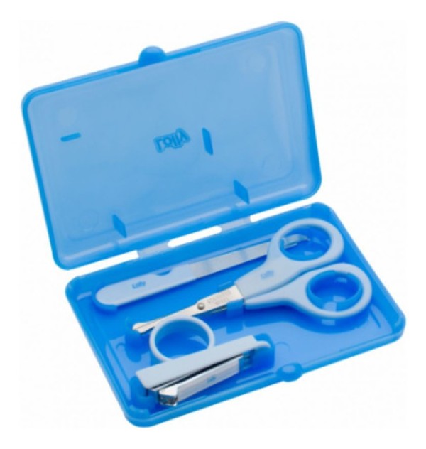 Kit Manicure Tesoura Infantil C/4 Peças Special  Lolly