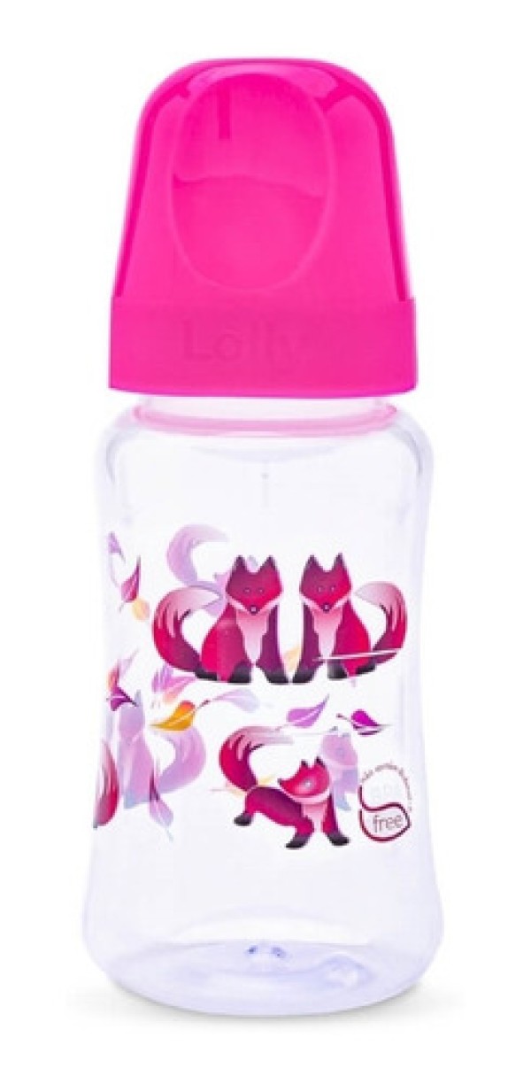 Mamadeira Lolly Kinddy 330ml +3 Meses Feminino