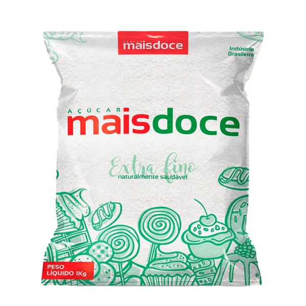 Encontraproduto.com.br - Açúcar Extra Fino Mais Doce 1 Kg