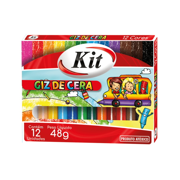 GIZ DE CERA PEQUENO 12 CORES R.140.0006