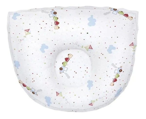 Encontraproduto.com.br - Travesseiro Bebê Anatômico Estampado Aeronave - Papi