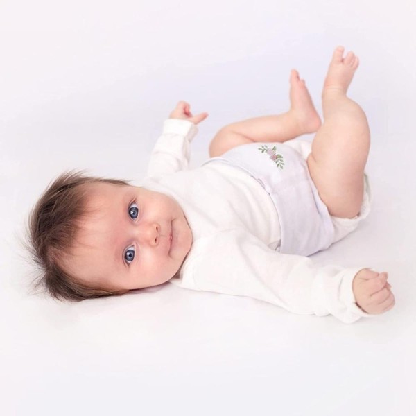 Encontraproduto.com.br - Faixa Térmica Abdominal Para Bebê Mami Floral Papi
