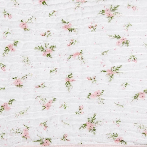Encontraproduto.com.br - Cobertor Bebê Soft Rosas 1,10mX90cm Papi