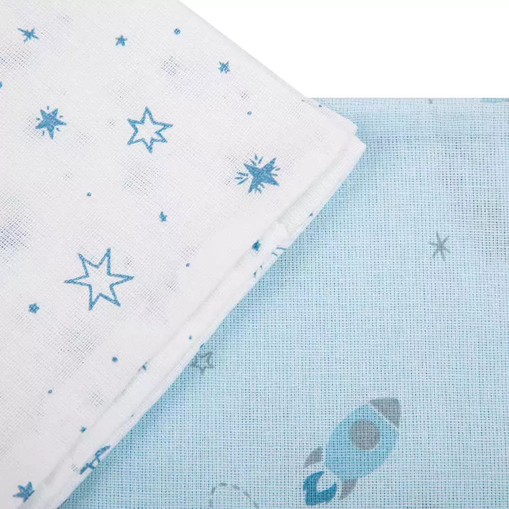 Encontraproduto.com.br - Kit Fronha Bebê Com 2 Pçs 31cm x 22cm Espaço Papi