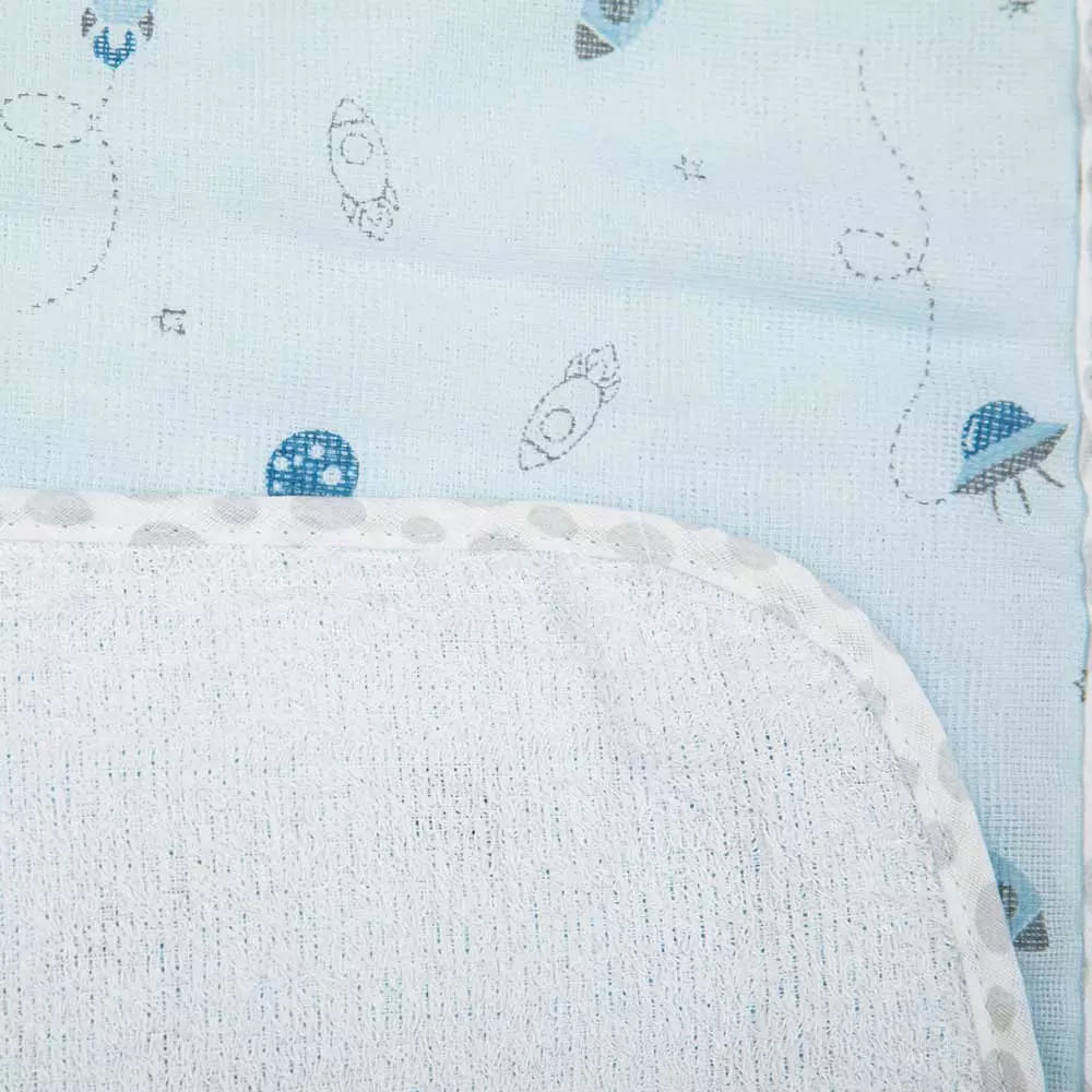 Encontraproduto.com.br - Toalha De Banho Bebê Felpuda Com Capuz Espaço Papi