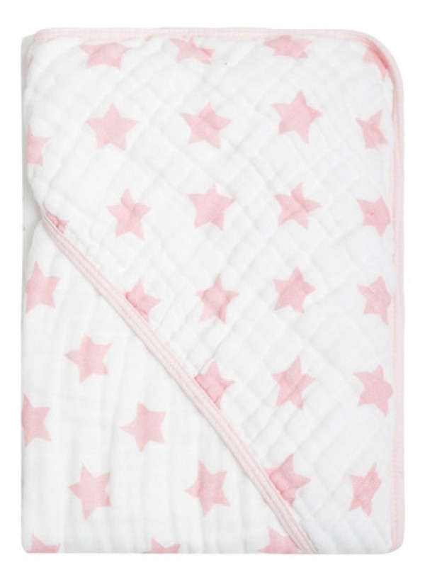 Toalha De Banho Soft Com Capuz Estampada Bola Fofa Papi