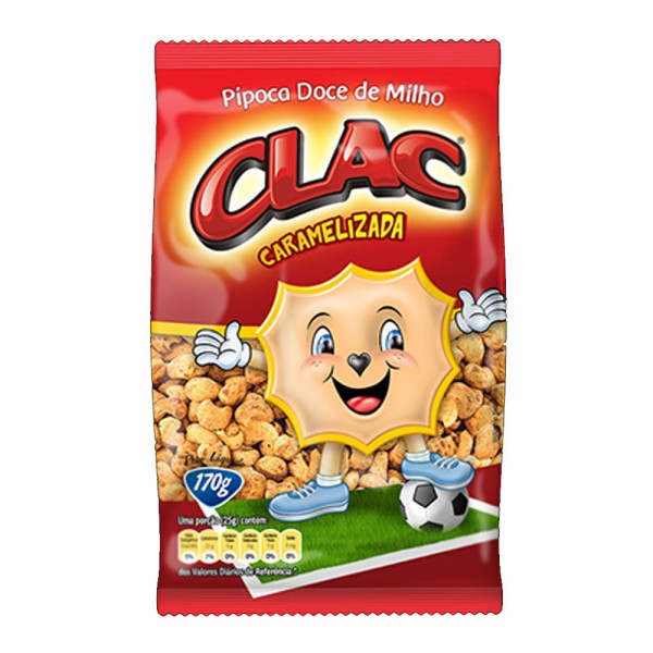 Encontraproduto.com.br - Pipoca Doce Caramelizada 170g - Clac