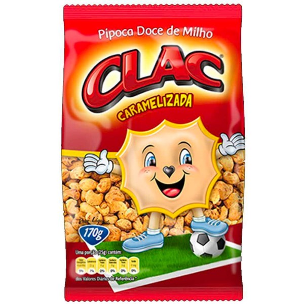 Encontraproduto.com.br - Pipoca Doce Caramelizada 170g - Clac