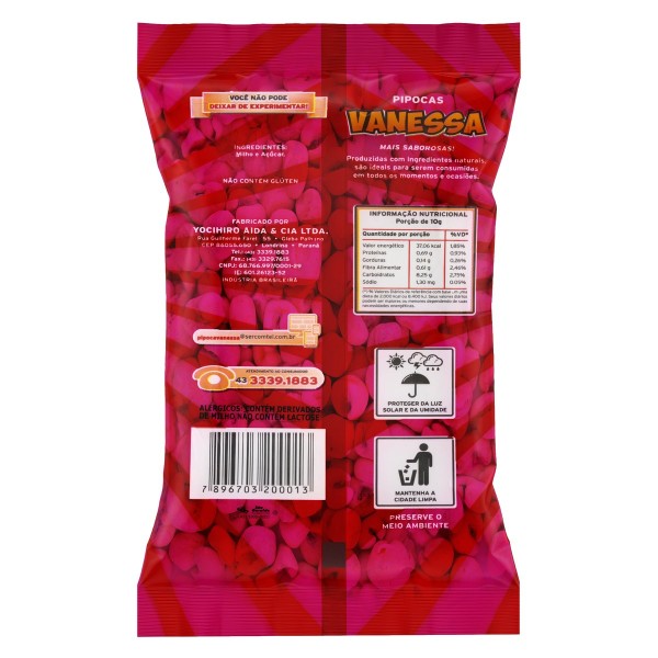Encontraproduto.com.br - Pipoca Doce Vanessa 50g