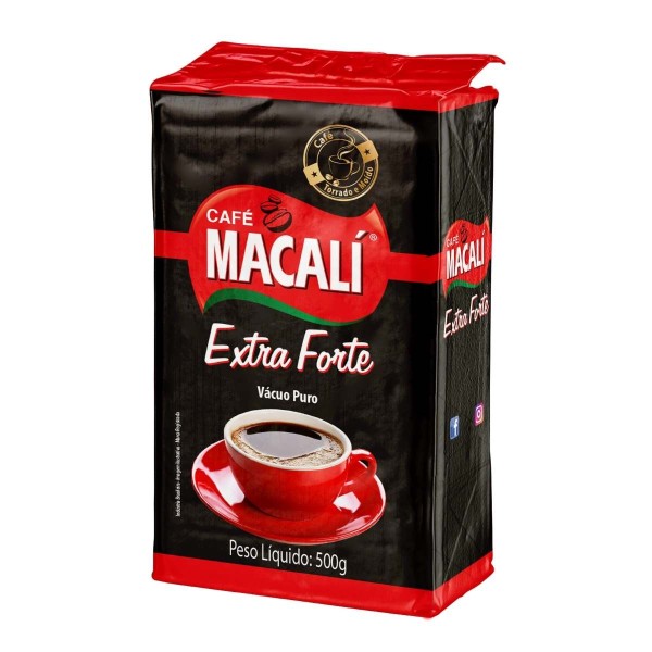 Encontraproduto.com.br - Cafe Torrado Moido Vacuo Macali Extra Forte 500 g